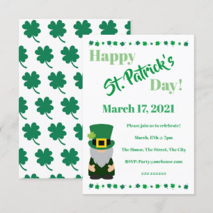 Invitación Fiesta de reunión del día de San Patricio