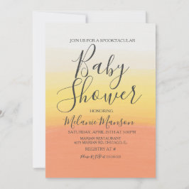 Invitación Fiesta de Revelación de Bebé con Caramelos de Hall