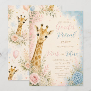 Invitación Fiesta de Revelación de Género