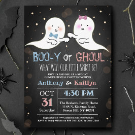 Invitación Fiesta de revelación de género de Little Spirit Ha