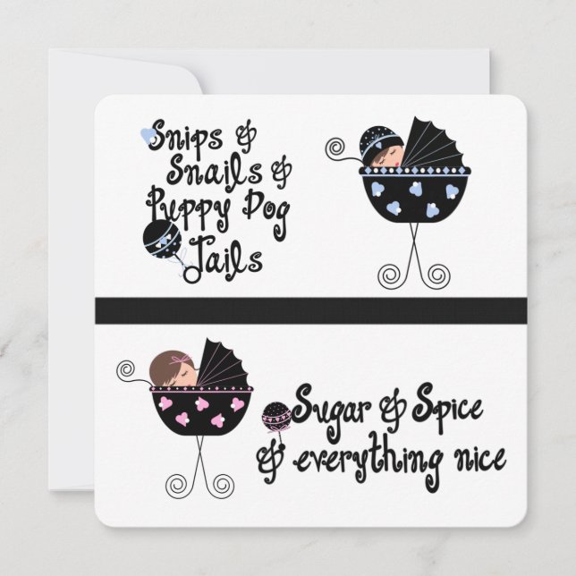 Invitación Fiesta de revelación de género de transporte rosa  (Anverso)