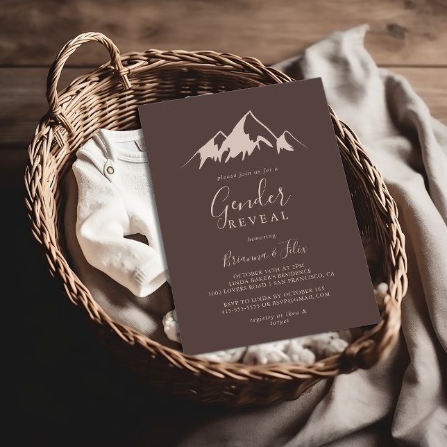 Invitación Fiesta de revelación de género en el país de monta (Subido por el creador)