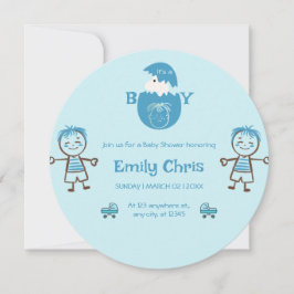 Invitación Fiesta de revelación de sexo del niño