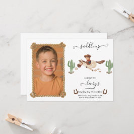 Invitación Fiesta de rodeo de cumpleaños CowBoy