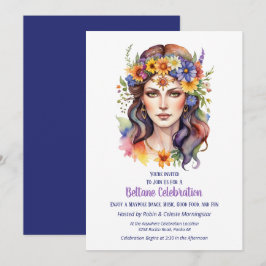 Invitación Fiesta de Sabbat Floral de la Diosa del Verano de 