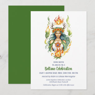 Invitación Fiesta de Sabbat Floral de la Diosa del Verano del
