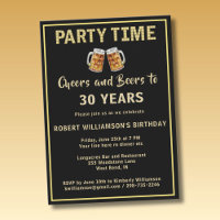 Fiesta de Salud y Cervezas Cumpleaños 30 (Cualquie