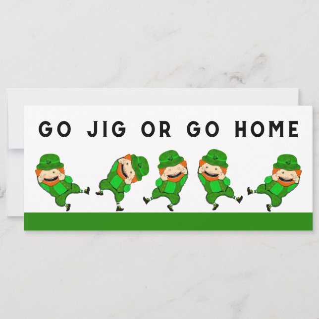 Invitación Fiesta de San Patricio (Anverso)