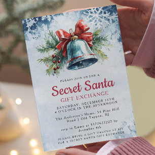 Invitación Fiesta de Santa Navidades Secretas de Invierno de