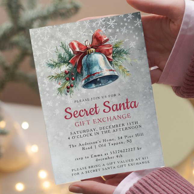 Invitación Fiesta de Santa Navidades secretos de Pine y Bell  (Subido por el creador)