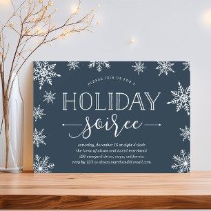 Invitación Fiesta de Soiree para vacaciones de invierno en in