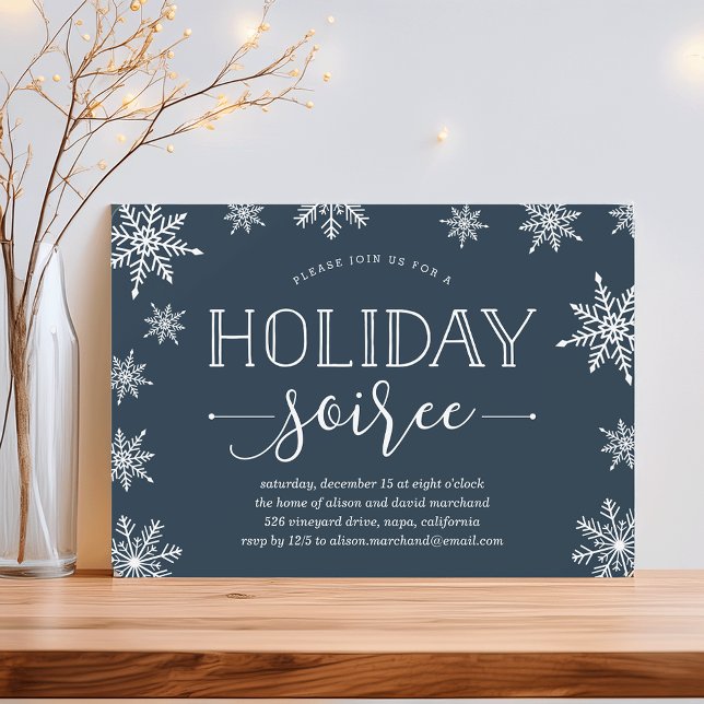 Invitación Fiesta de Soiree para vacaciones de invierno en in (Subido por el creador)