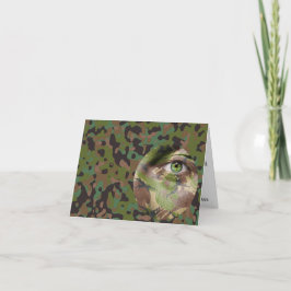 Invitación FIESTA de soldados de camuflaje GI personalizado