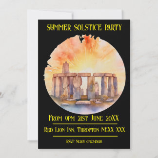 Invitación Fiesta de solsticio de verano