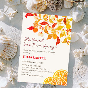Invitación Fiesta de soltera de té de limón de otoño
