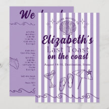 Fiesta de soltera en la playa Último brindis en la