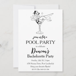 Invitación fiesta de soltera tropical