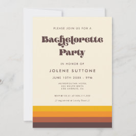 Invitación Fiesta de solteros de mediados del siglo XX retro