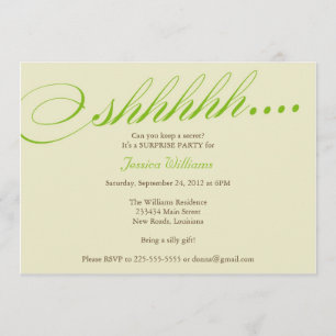 Invitación Fiesta de sorpresa