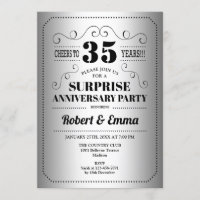 Fiesta de Sorpresa del 35 Aniversario - Negro Plat