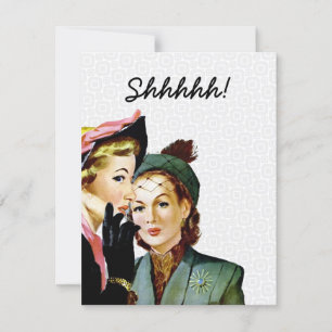 Invitación Fiesta de sorpresa retro