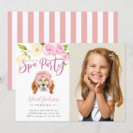 Invitación Fiesta De Spa Kids Fotos De Cumpleaños