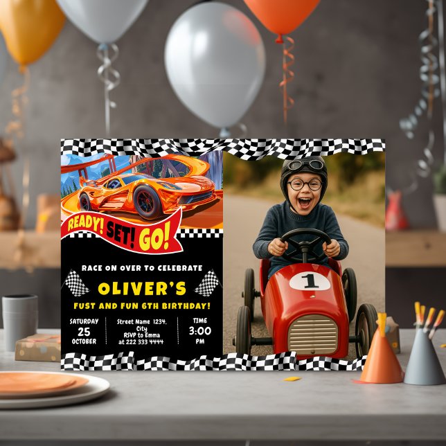 Invitación Fiesta de Speedway busca a los amantes del auto (Subido por el creador)