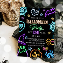 Fiesta de Spooktacular Neon Glow Halloween Party