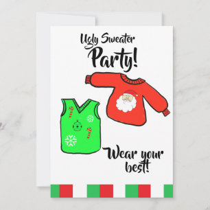 Invitación Fiesta de suéter feo
