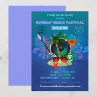 Fiesta de Summer Club Beach añada logotipo