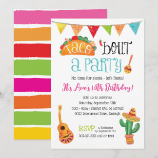 Invitación Fiesta de Taco