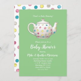 Invitación Fiesta de té Baby Shower