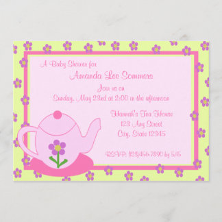 Invitación Fiesta de té/ Baby Shower