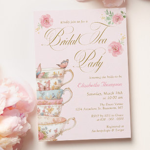 Invitación Fiesta de té de novia