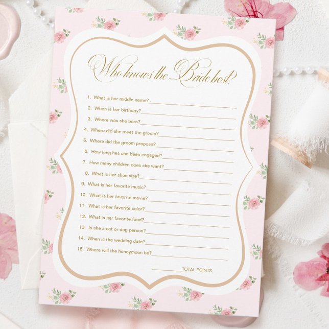 Invitación Fiesta de té de novia que conoce mejor carta de ju (Subido por el creador)