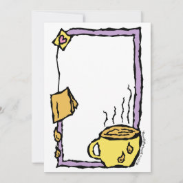 Invitación Fiesta de té de Personalizable corto/té alto por l