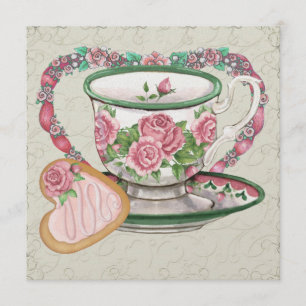 Invitación Fiesta de té dulce - SRF