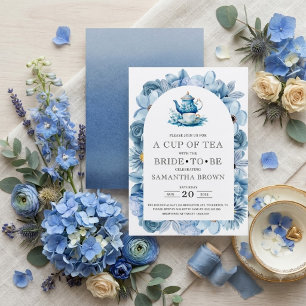 Invitación Fiesta de té elegante vintage Despedida de soltera