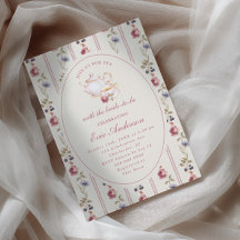 Fiesta de té nupcial Dusty Rose Grandmillennial 