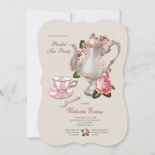 Invitación Fiesta de té para la novia