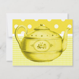 Invitación Fiesta de té retro nupcial