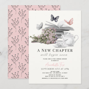 Invitación Fiesta de Tea Buttefly - Nuevo capítulo - Ducha de