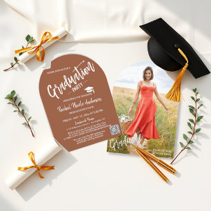 Invitación Fiesta de Terracotta Arch Photo Grad