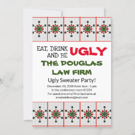 Invitación Fiesta de trabajo de Office Holiday Sweater