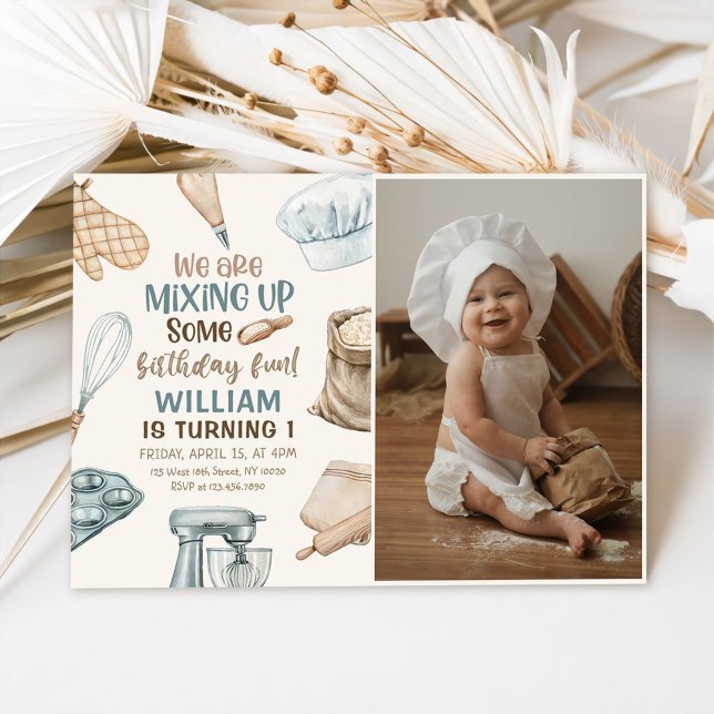 Invitación Fiesta de última hora Niño Cocinando Fotos de Cump (Subido por el creador)