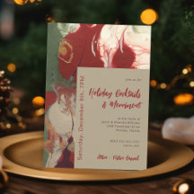 Fiesta de vacaciones abstractas pintadas contempor