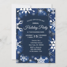 Fiesta de vacaciones Blue Corporate de Snowflake