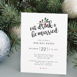 Invitación Fiesta de vacaciones Come Bebe y Cásate