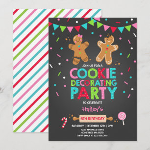Invitación Fiesta de vacaciones de fiesta de decoración de co