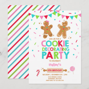 Invitación Fiesta de vacaciones de fiesta de decoración de co